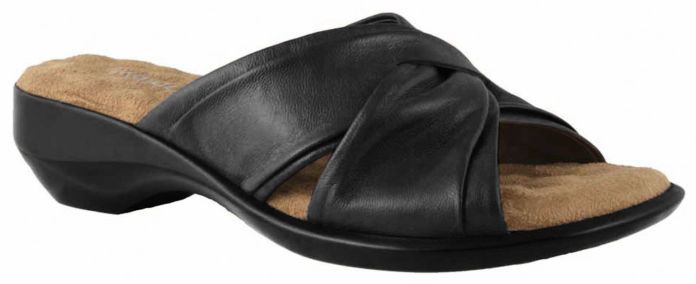 LANSING, BLACK LEATHER