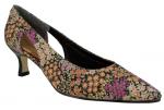 View: AARON, BLACK FLORAL PRINT / PATENT