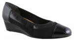 View: ABBY, BLACK MICRO/BLACK PATENT PU