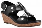 View: ALICIA, BLACK LEATHER/SILVER