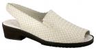 View: JENNA, BONE WOVEN LEATHER