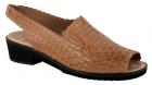 View: JENNA, LIGHT TAUPE WOVEN LEATHER