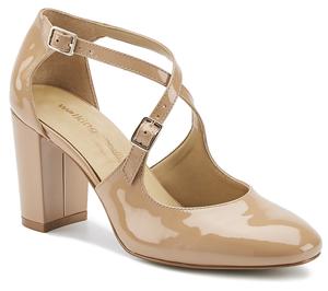 Mariah: Nude Patent Leather